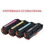 Toner rigenerato universale per HP CC530A 304A CE410X 305A CF380X nero 3500pag.