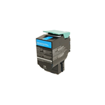 Toner per Lexmark CX421 CS421 CX521 CS521 78C20C0 ciano 1400pag.