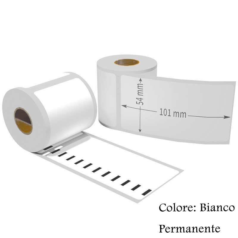 Etichette adesive permanente per DYMO DM-99014 S0722430 101mm*54mm 220pz