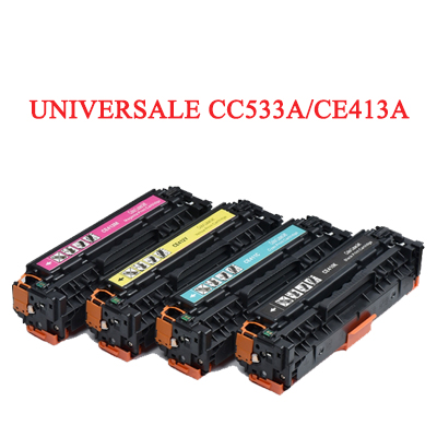 Toner rigenerato universale per HP CC533A 304A CE413A 305A CF383A magenta 2800pag.