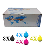 Kit 20 Cartucce per Epson 8XT1281 4XT1282 4XT1283 4XT1284