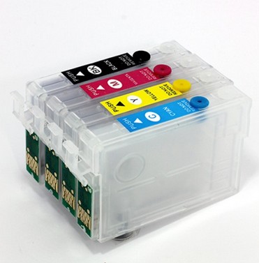 Cartuccia ricaricabile vuota per Epson T1291 nero con chip autoreset