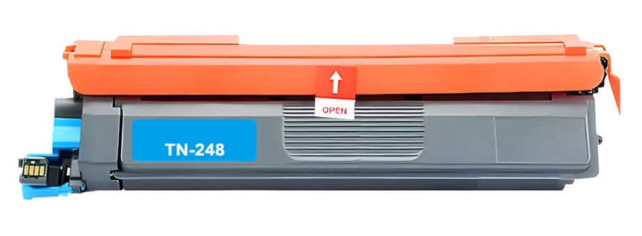 CON CHIP Toner per Brother TN-248XL ciano 2300pag.