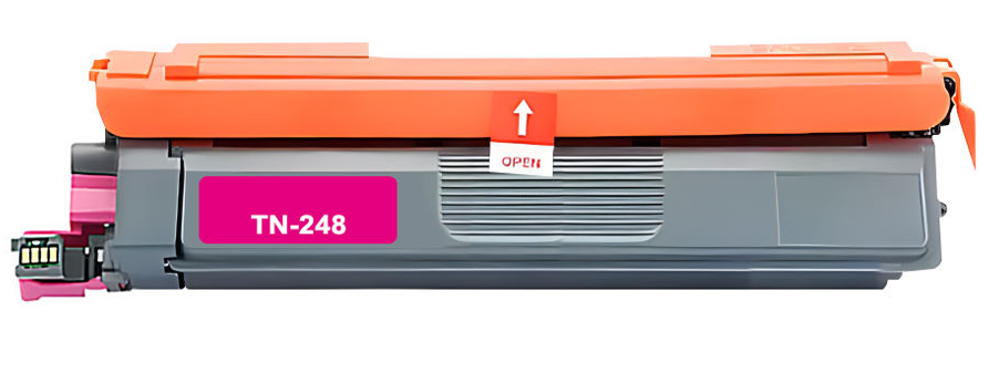 CON CHIP Toner per Brother TN-248XL magenta 2300pag.
