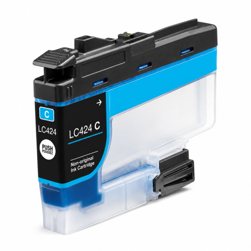 Cartuccia compatibile per Brother LC-424 ciano 750pag.