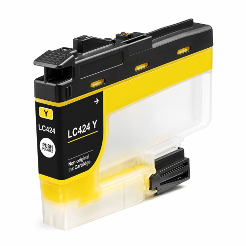 Cartuccia compatibile per Brother LC-424 giallo 750pag.